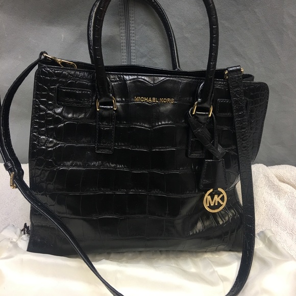 SOLD - New Michael Kors Black Leather Purse - SOLD - Picture 6 of 7